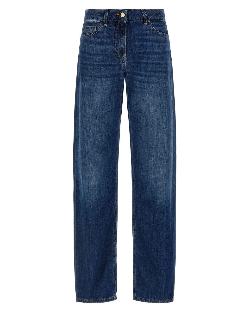 Elisabetta Franchi Blue Palazzo Jeans