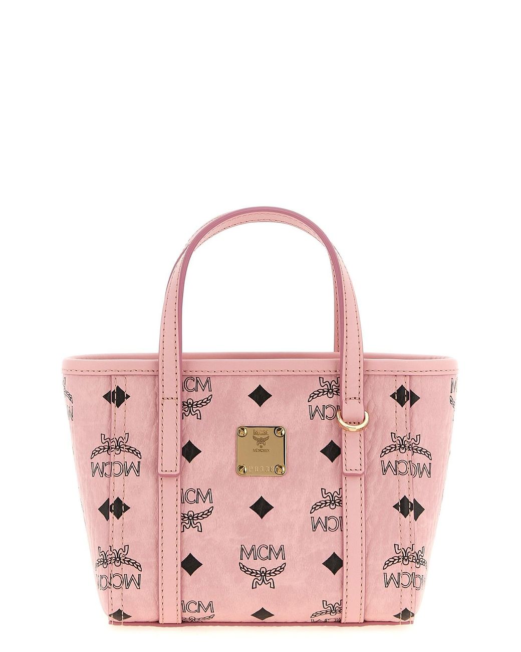 MCM Pink 'toni' X-mini Shopping Bag