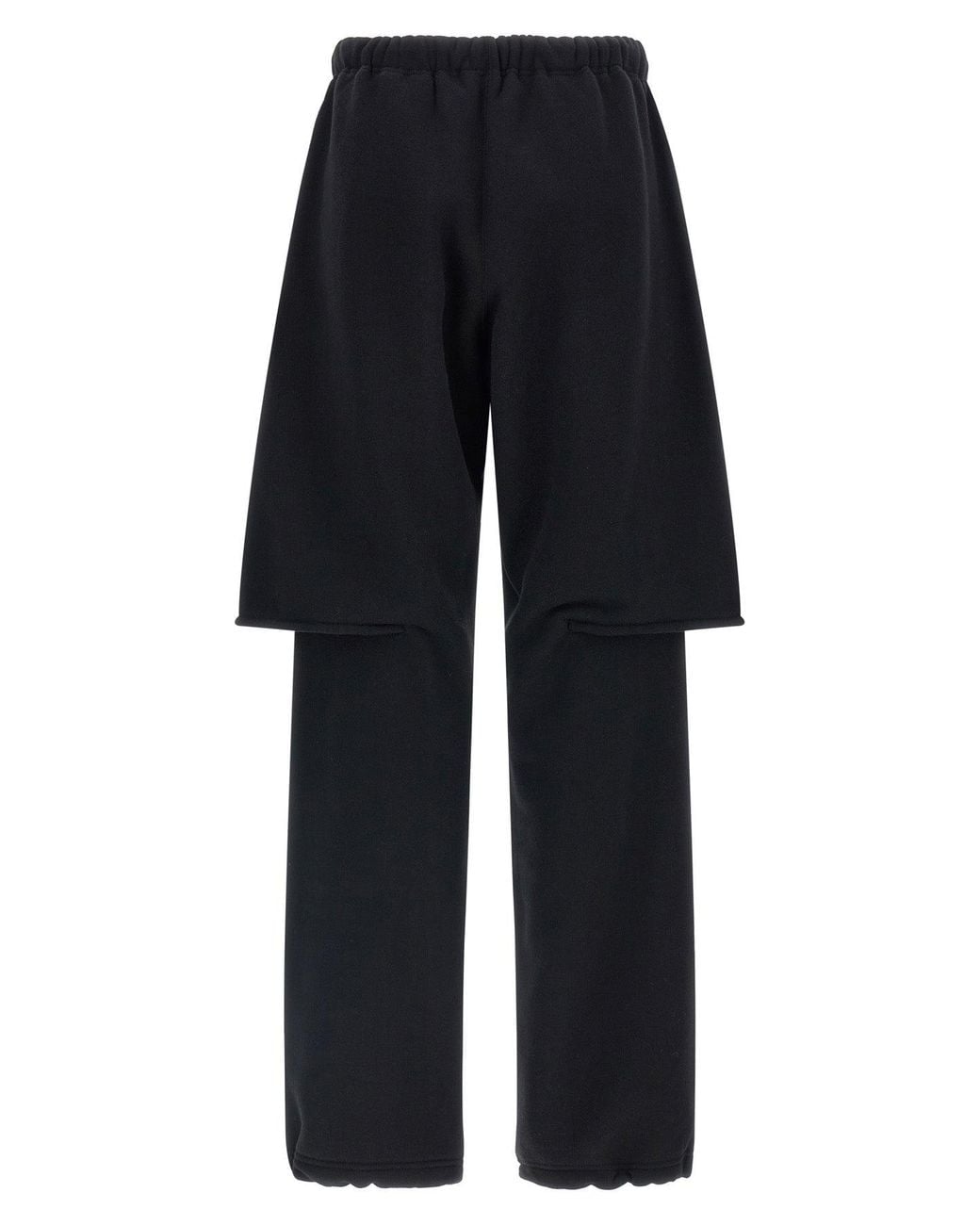 Sacai Blue Pants With Layered Silhouette