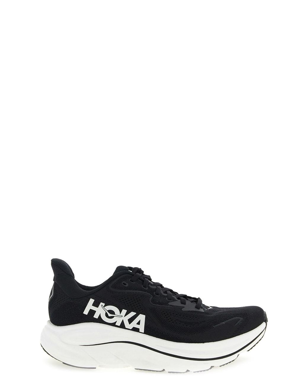 Hoka One One Black 'Clifton 10' Sneakers for men