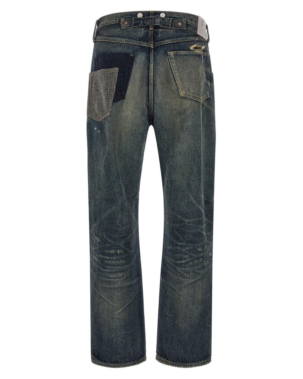 Junya Watanabe Blue 'New Manual Custom' Jeans for men