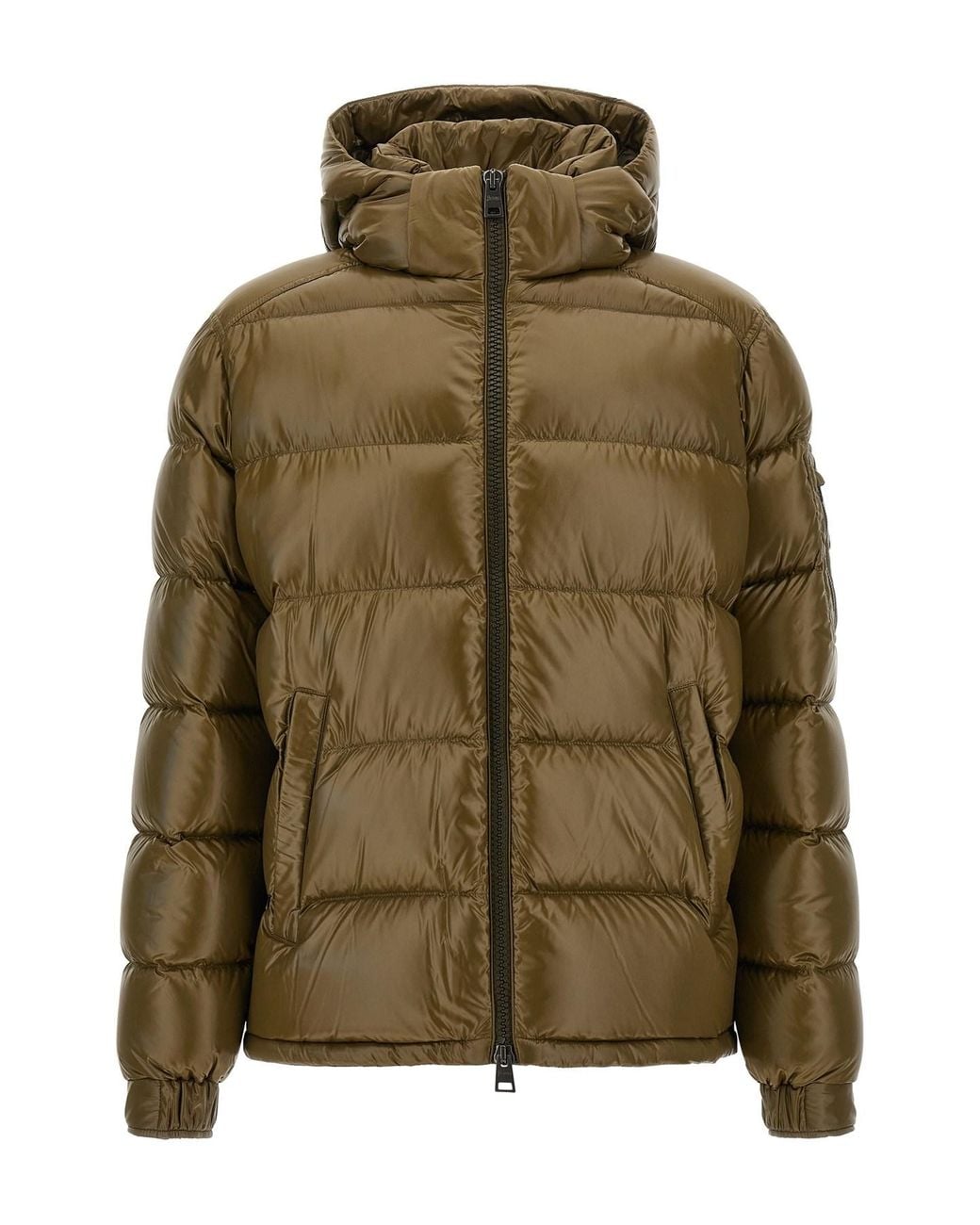 Herno Green Quilted Down Jacket for men