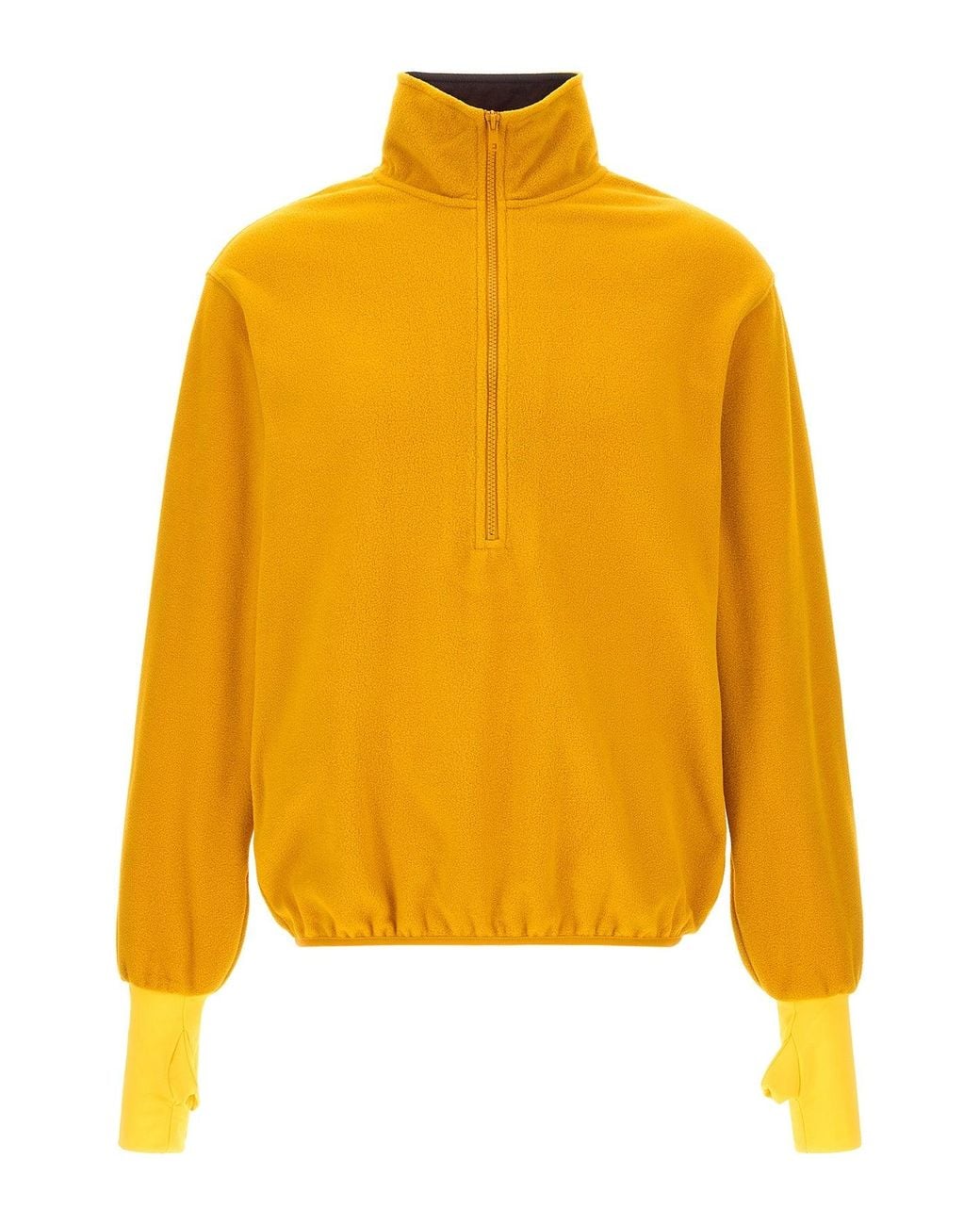Entire studios Yellow Shell Fleece Pullover for men