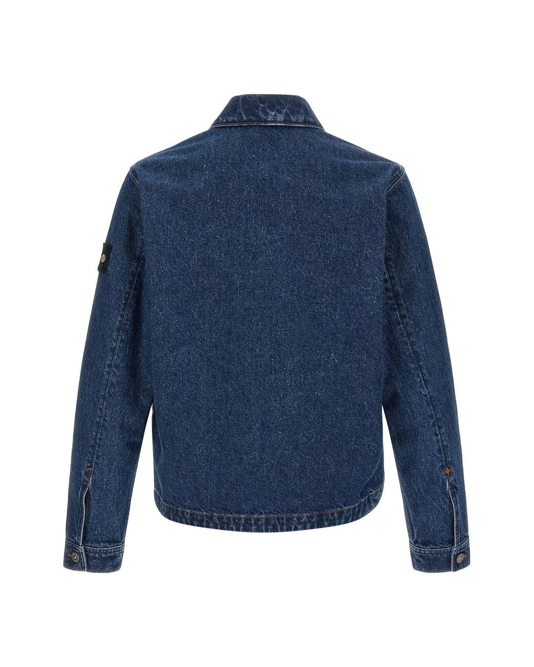 Stone Island Blue Jacket '4100006' Denim Research Capsule for men
