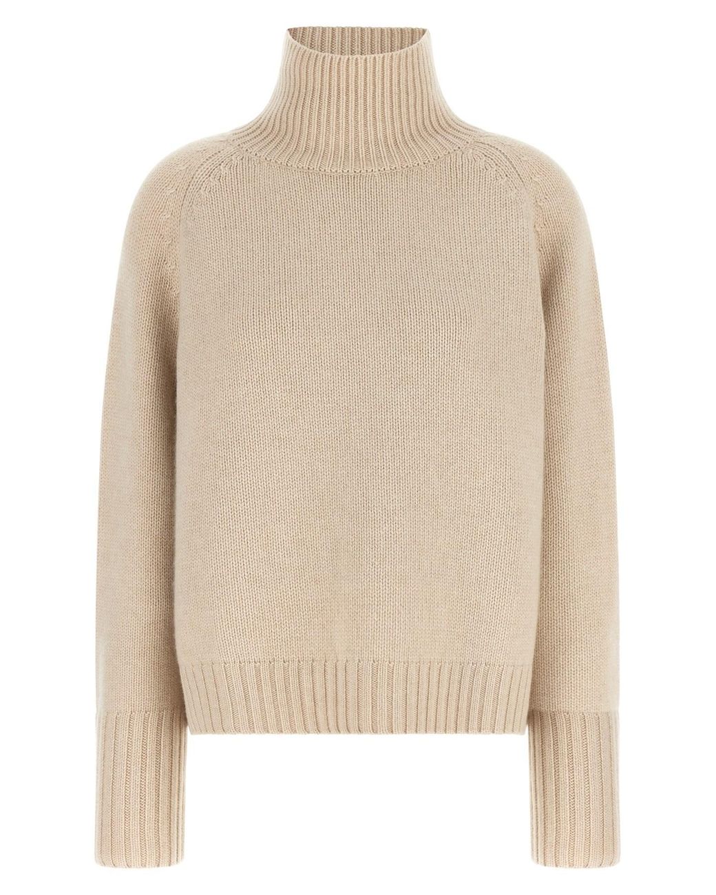 Be You Natural Cashmere Turtleneck Sweater
