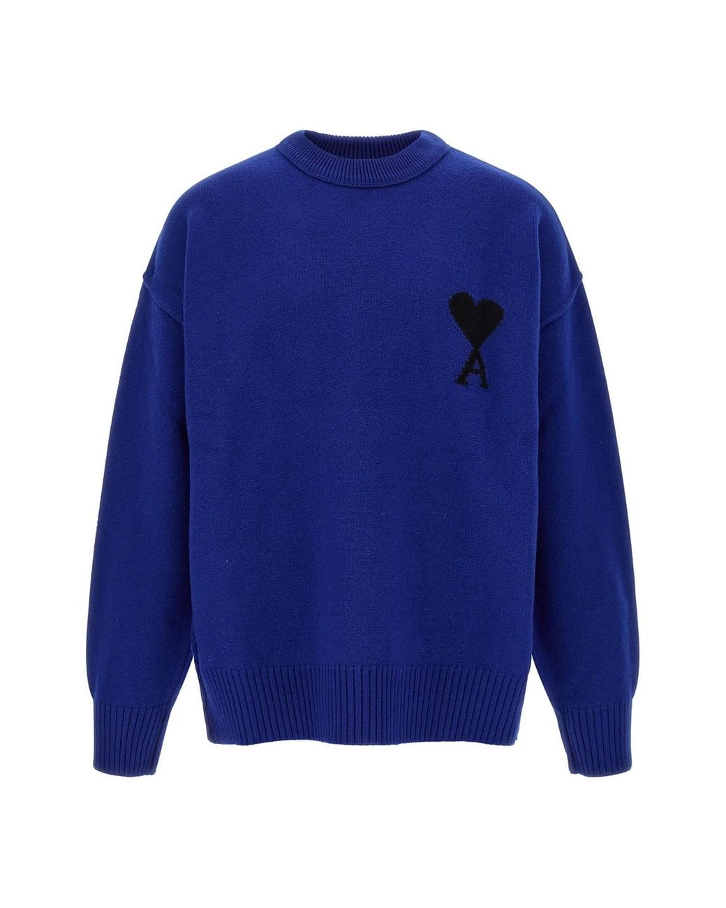 AMI Blue 'ami De Coeur' Sweater for men