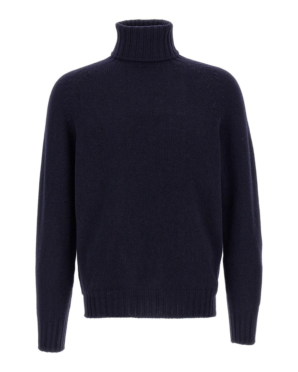 Ma'ry'ya Blue High Neck Sweater for men
