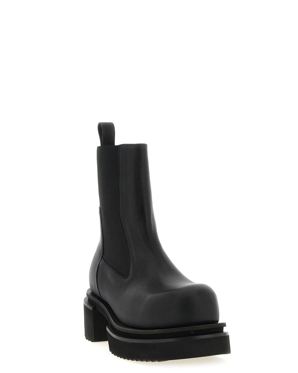 Rick Owens Black 'Beatle Bogun' Boots for men