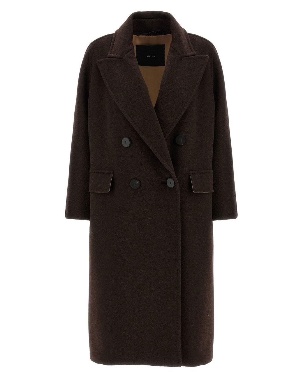 Max Mara Black 'angus' Coat
