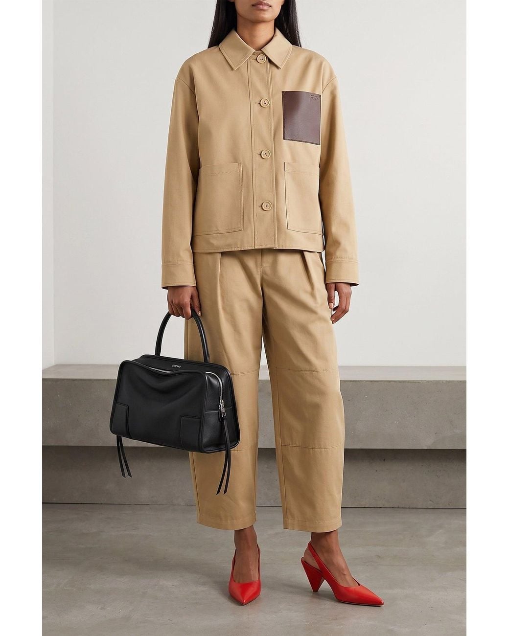 Loewe Natural Cropped Pants