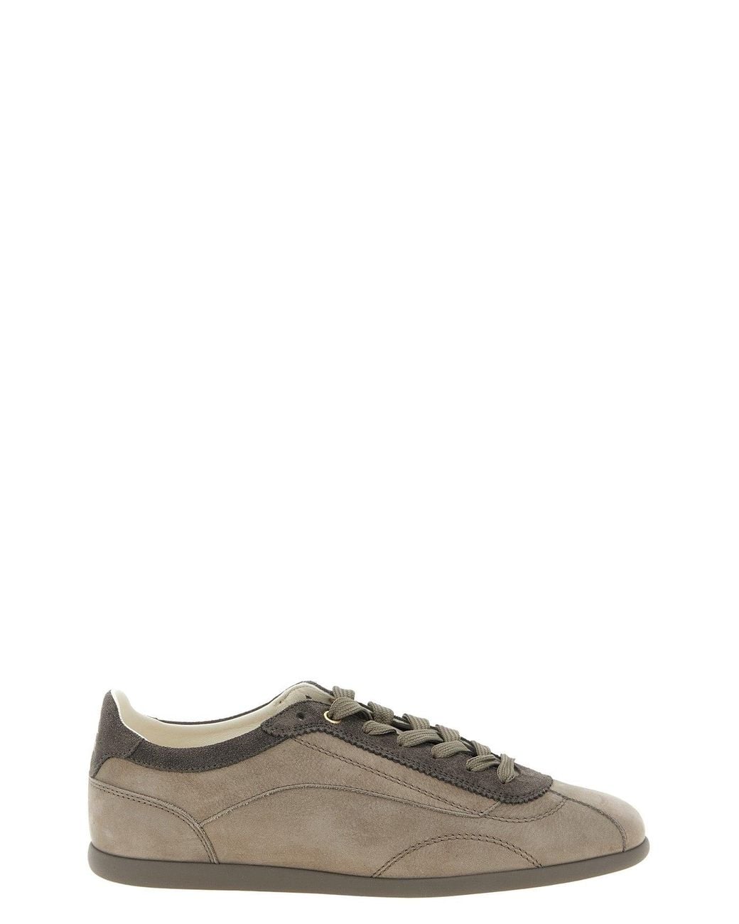 Brunello Cucinelli Gray Slim Sneakers for men