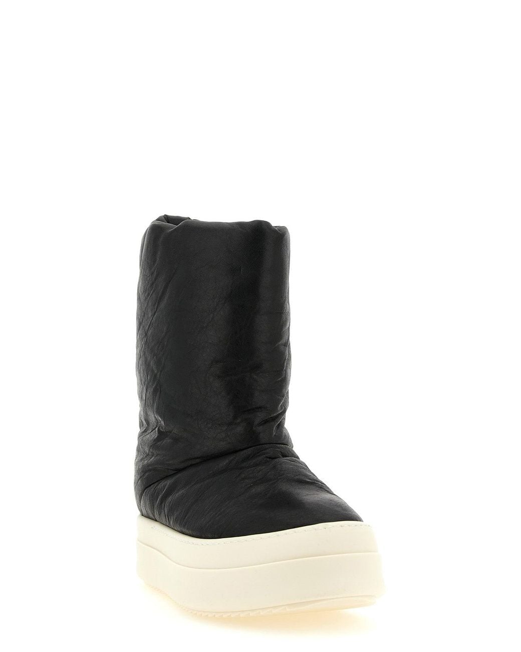 Rick Owens Black Snow Boots With Mega Bumper Sole for men