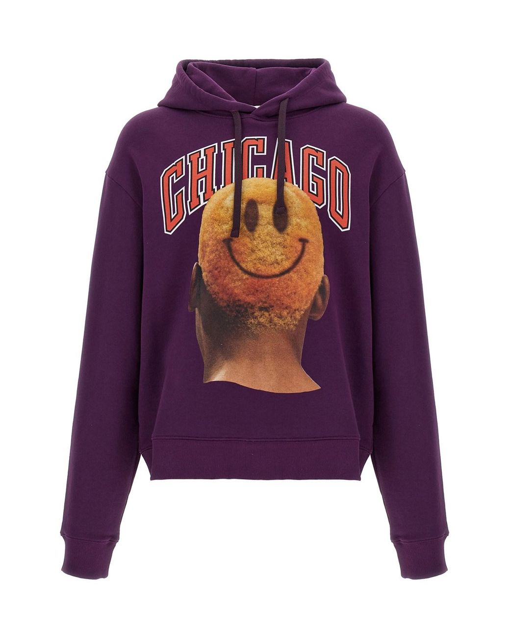 Ih Nom Uh Nit Purple 'chicago - Smile' Hoodie for men