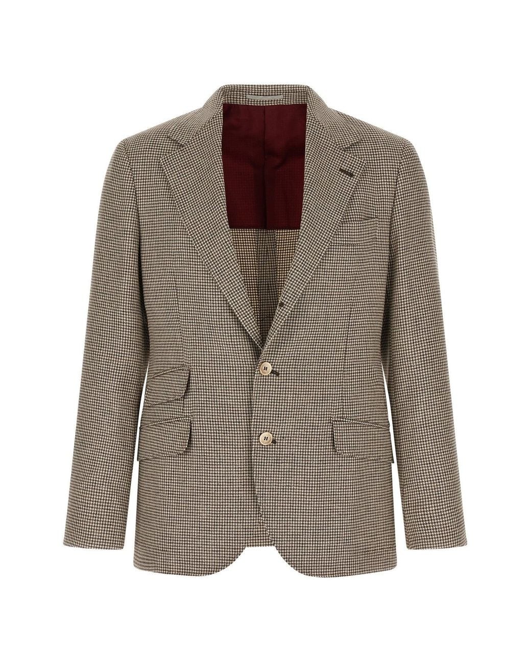 Brunello Cucinelli Brown The 'Cavallo' Blazer for men
