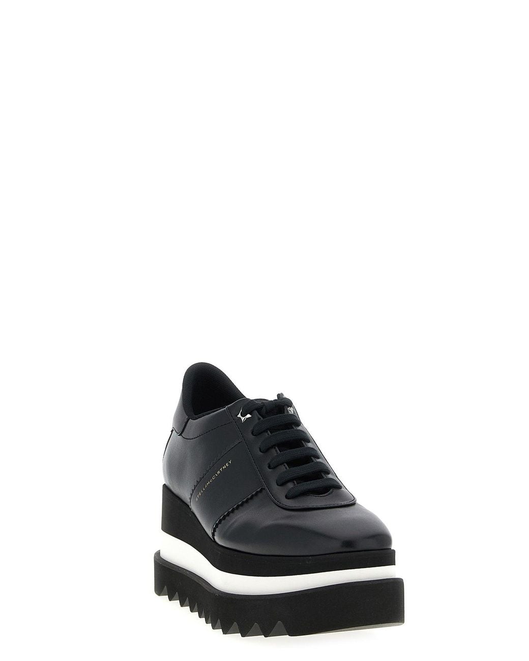 Stella McCartney Black 'Sneak-Elyse' Sneakers