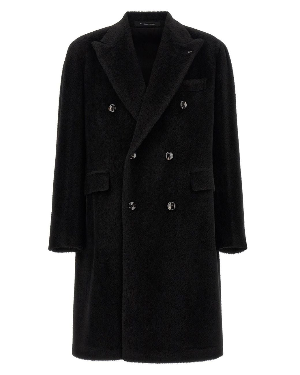 Tagliatore Black 'londra' Coat for men