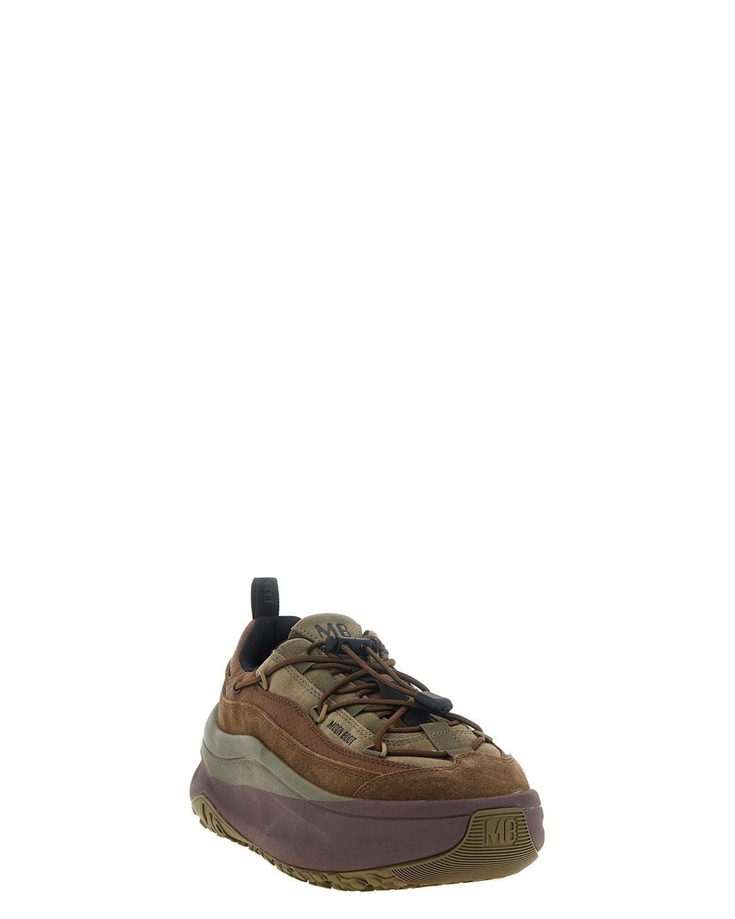 Moon Boot Brown 'Moon247 Xlace' Sneakers for men