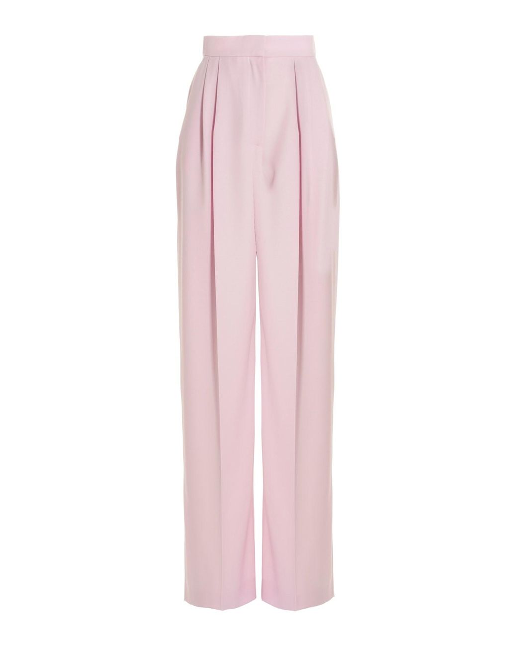 McQueen Pink Front Pleats Pants