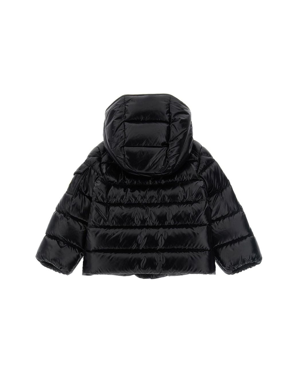 Moncler Black Jacket With Glossy Finish for men