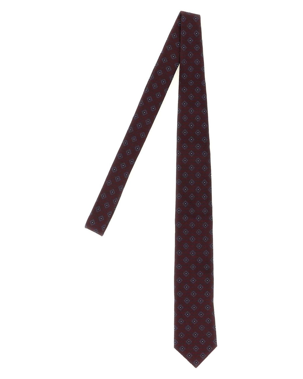 Brunello Cucinelli Chevron-Krawatte in Purple für Herren