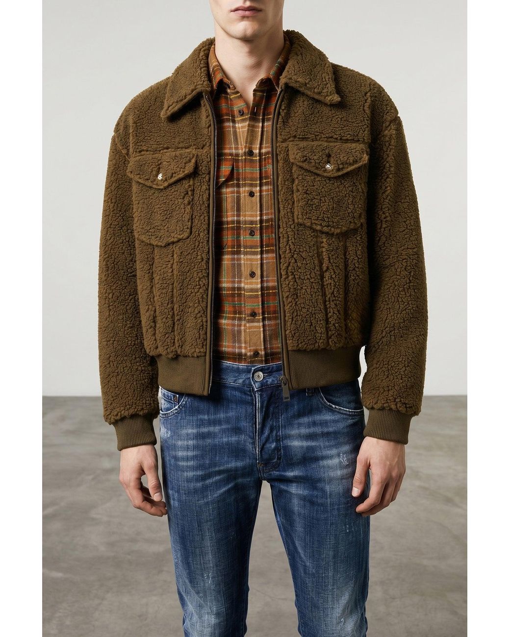 DSquared² Green 'Teddy' Jacket for men
