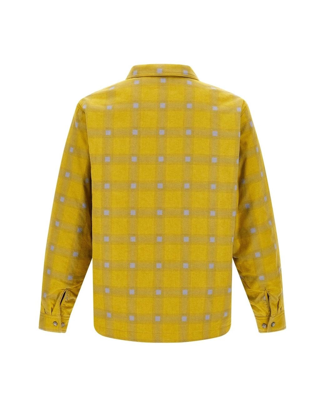 Gramicci Yellow Insulated Flannel Overshirt for men