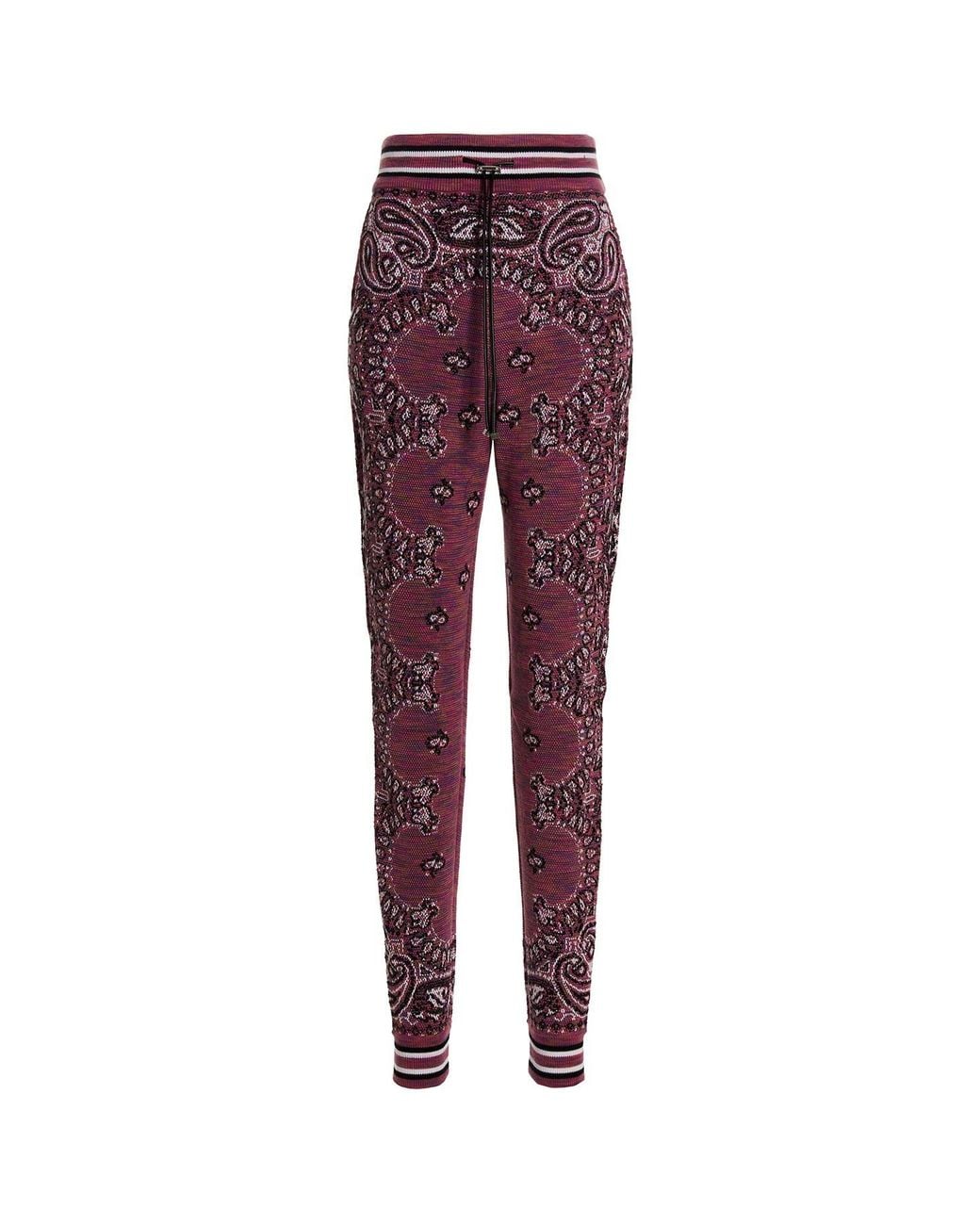 Amiri Purple 'Space Dye Bandana' Joggers