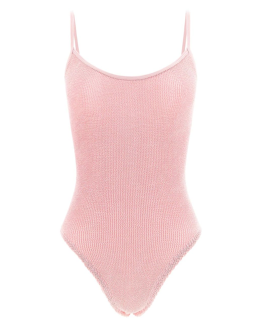 Hunza G Pink 'Pamela' One-Piece Swimsuit