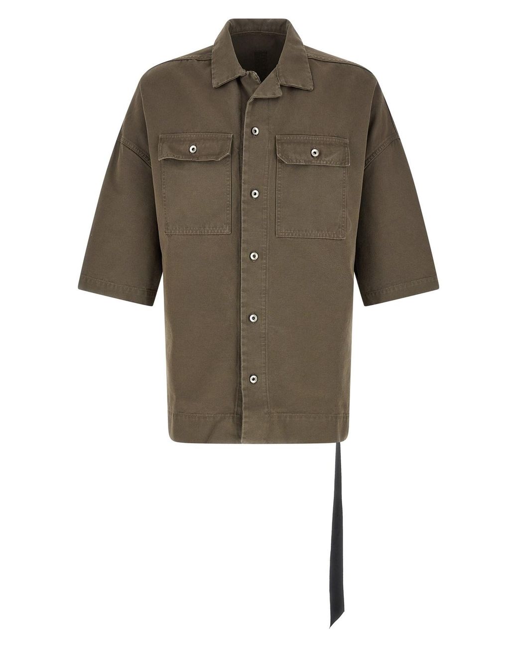 Rick Owens Green 'magnum Tommy' Shirt for men