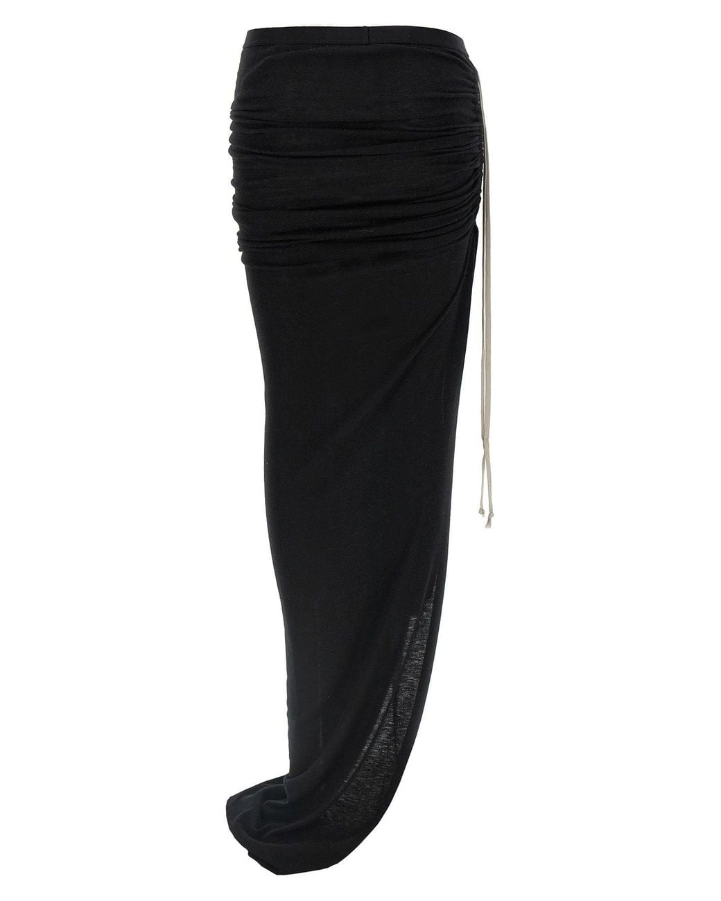 Rick Owens Black Skirt 'Edfu Skirt'