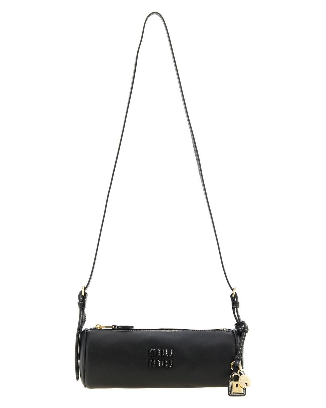 Miu Miu Black Leather Mini Pouch