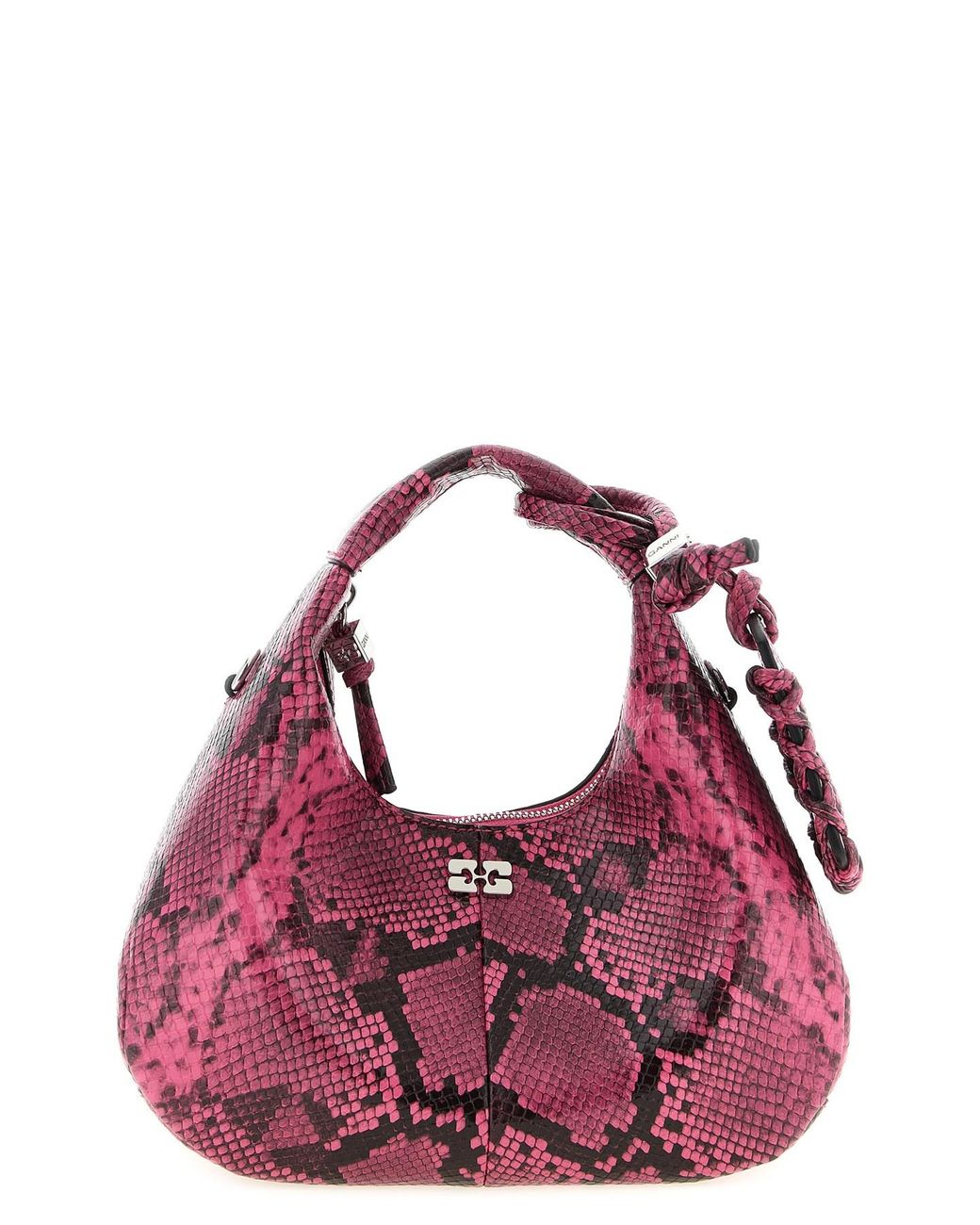 Ganni Purple 'mini Hobo' Handbag