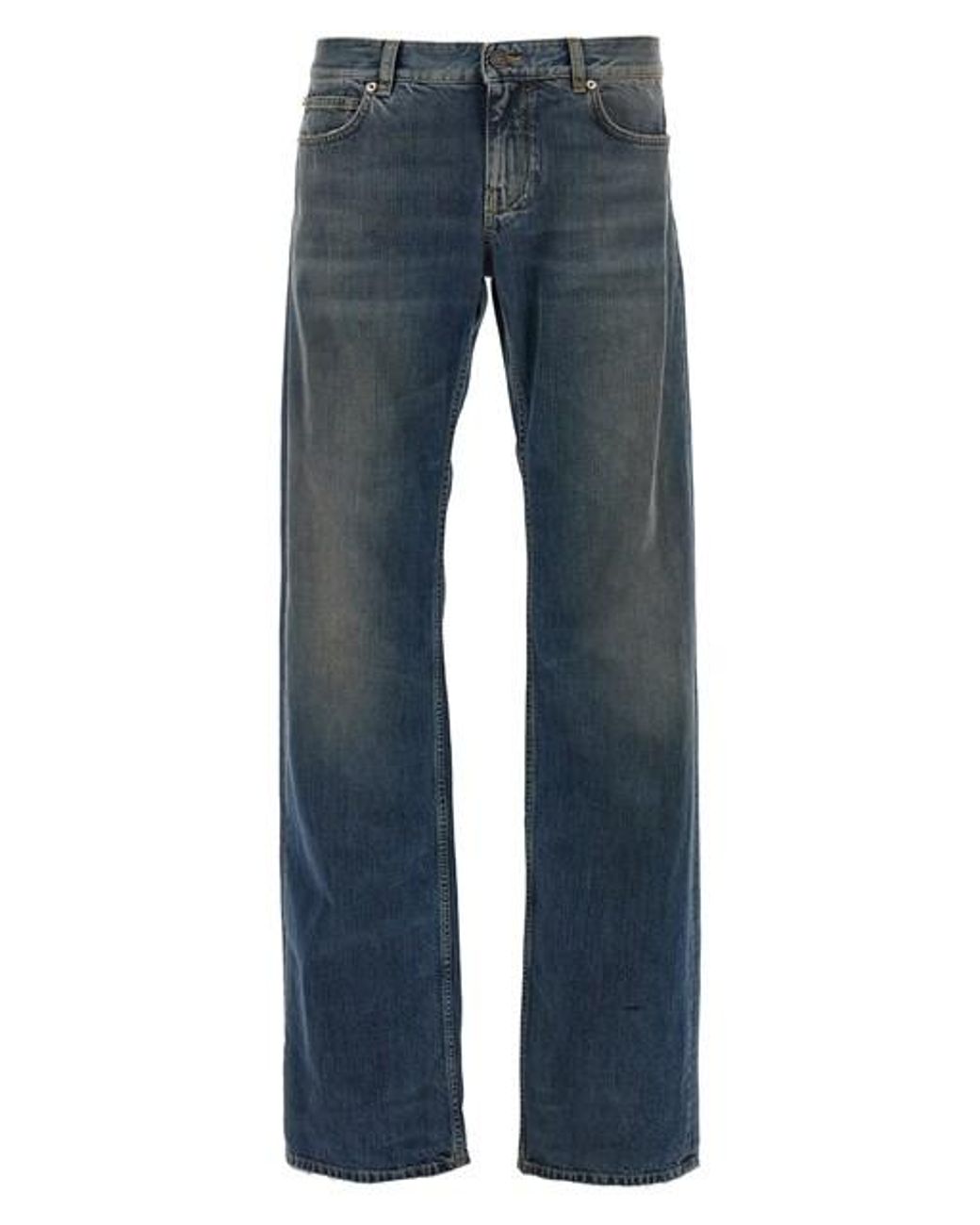 Balenciaga Low Waist Jeans in Blue for Men | Lyst