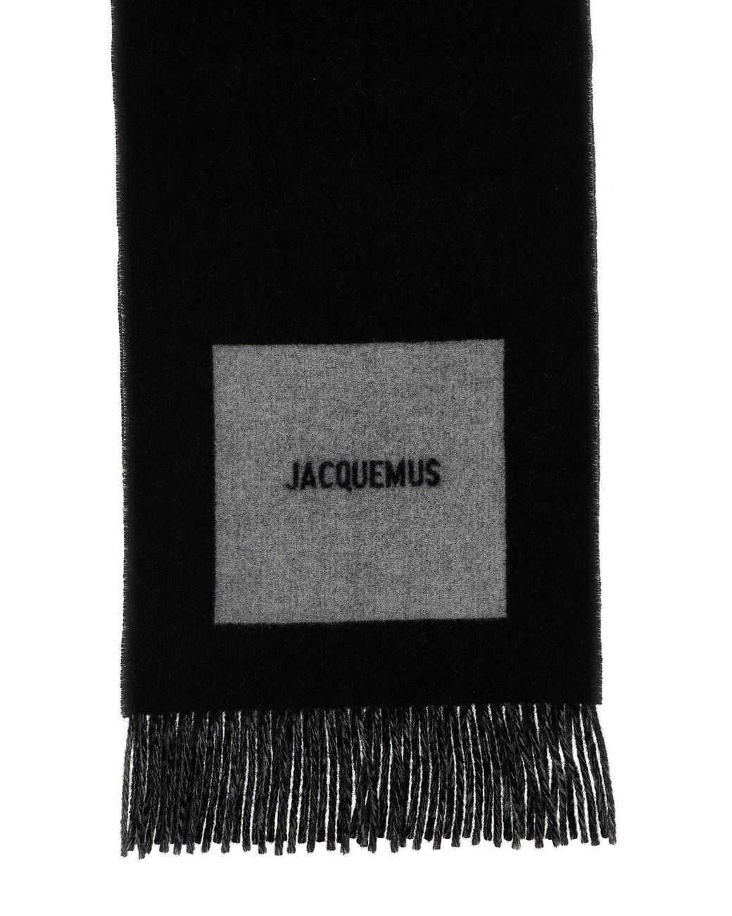 Jacquemus Black Scarf 'L'Echarpe Rond Carré' for men