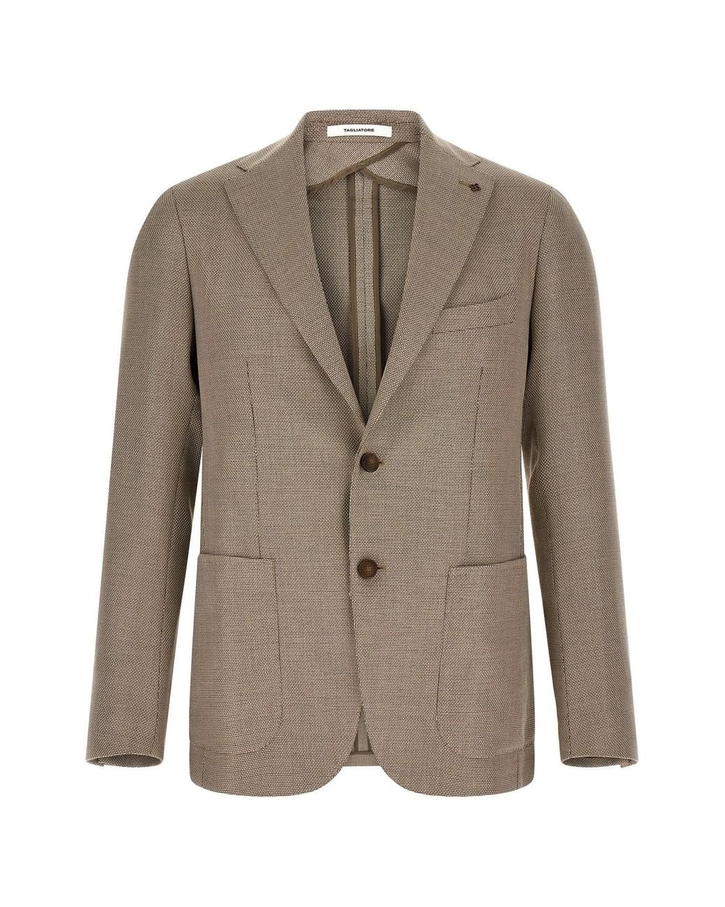 Tagliatore Brown 'montecarlo' Blazer for men