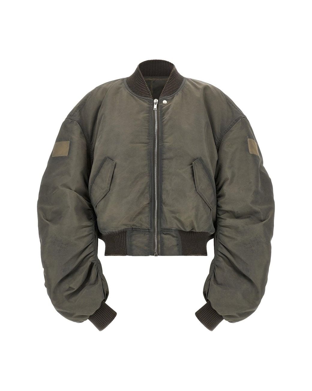Rick Owens Gray Secchia Flight Bomber for men