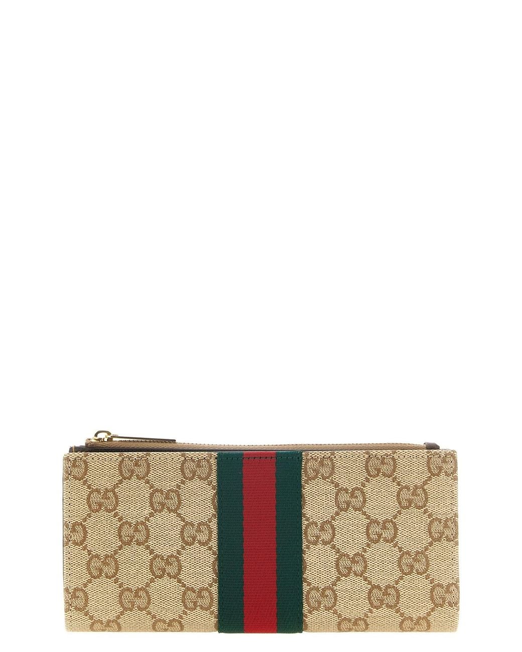 Gucci Multicolor 'web' Long Wallet