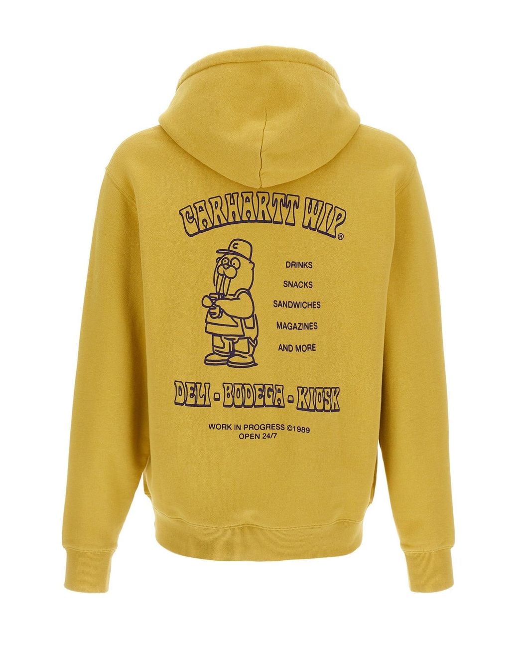 Carhartt Yellow Sandwich Hoodie for men