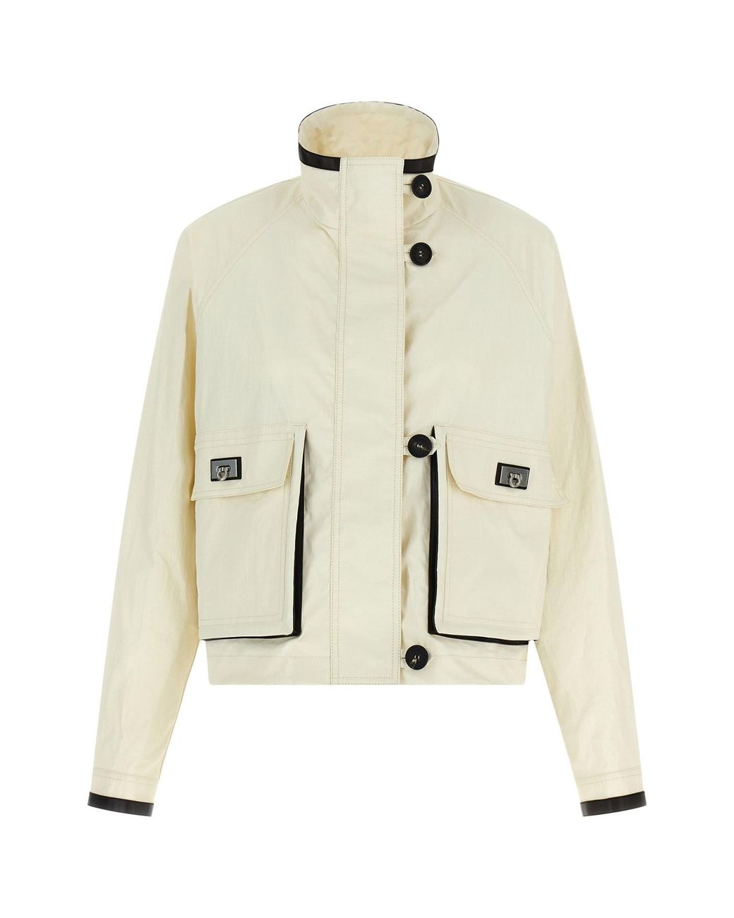 Ferragamo Natural Tech Linen Jacket