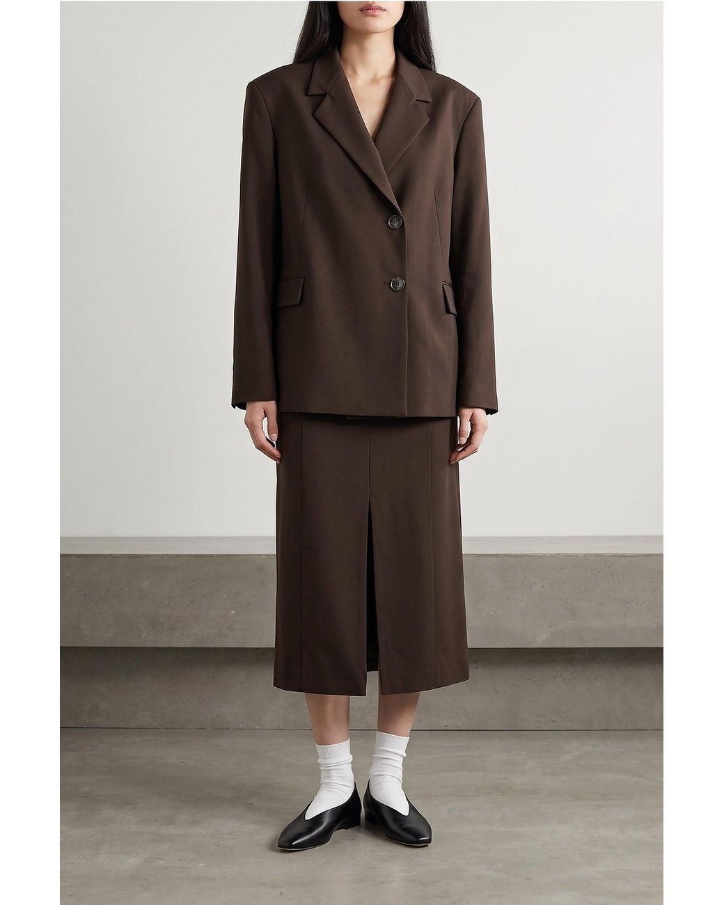MISENITHE Brown The 'Anne-Mary' Skirt