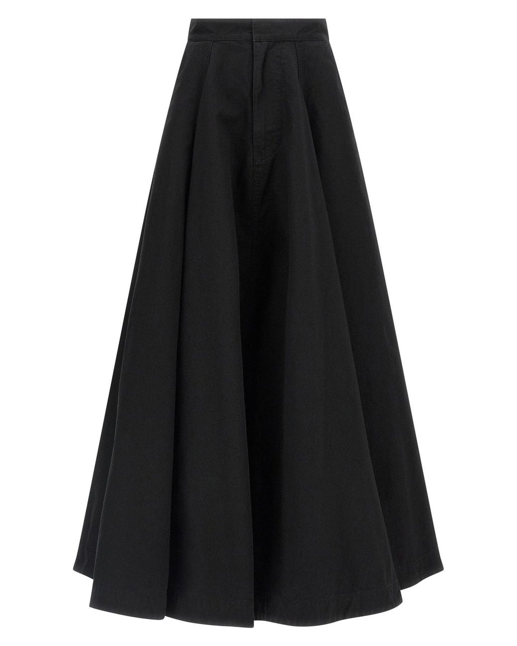 Balenciaga Black Skirt With Godet Construction