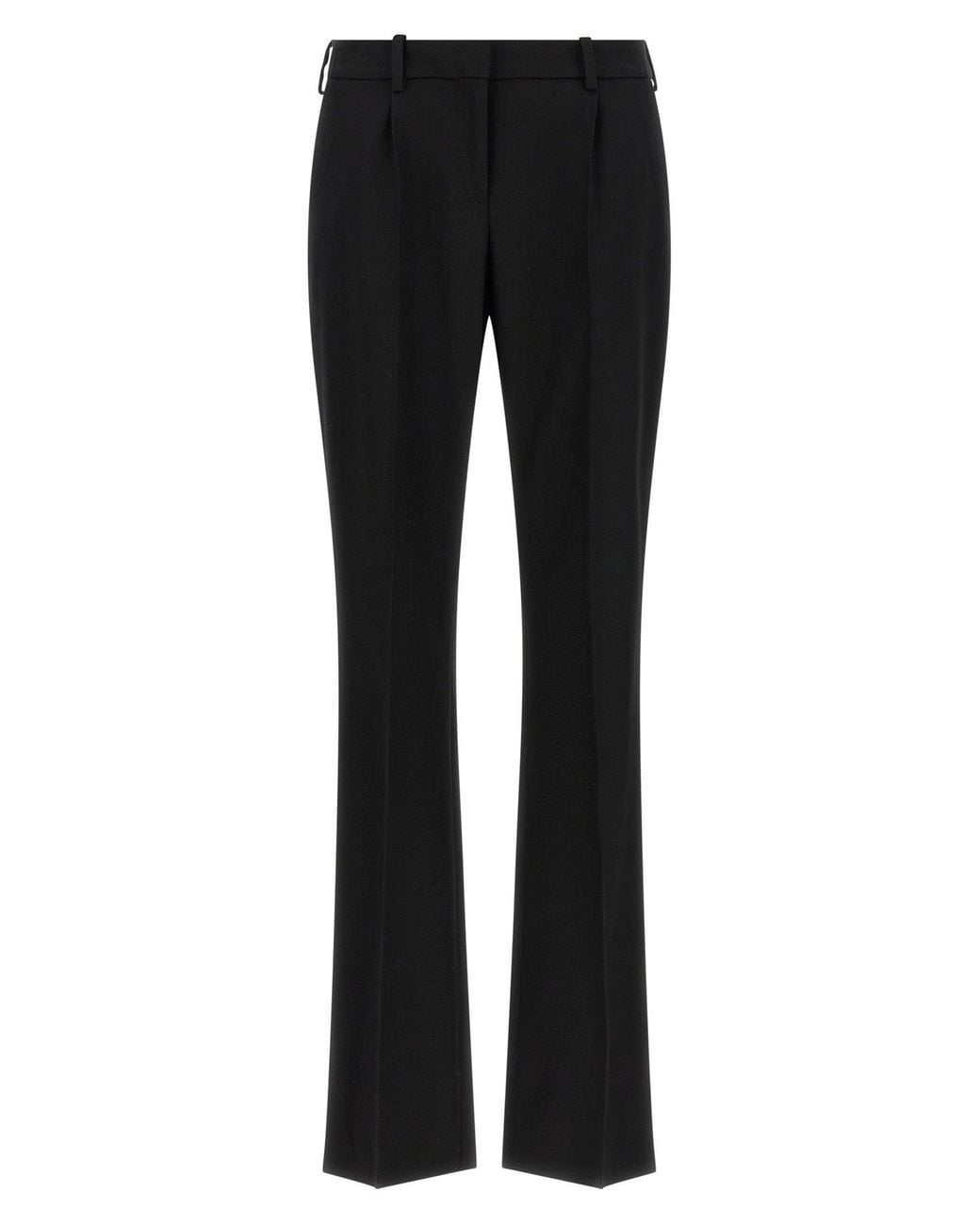 Balenciaga Black Tailored Trousers With Center Crease