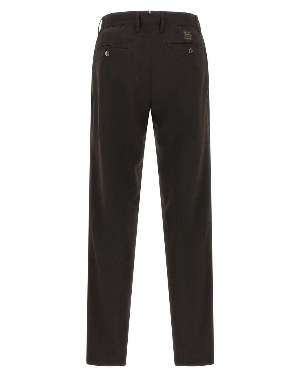 Incotex Black Pleated Trousers for men