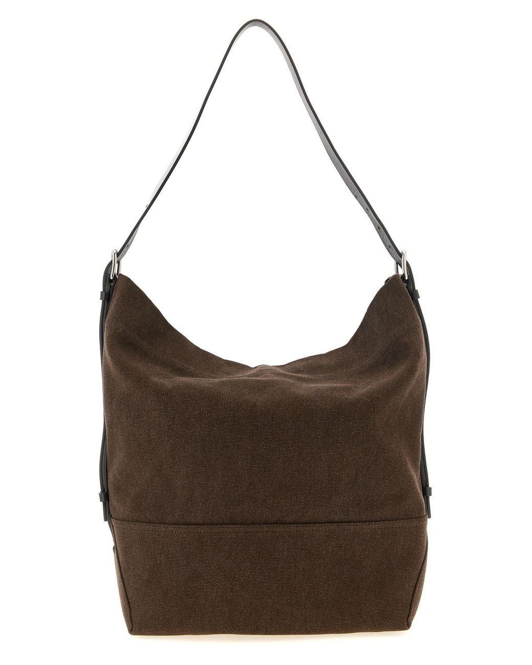 Lemaire Brown 'belted' Shopping Bag