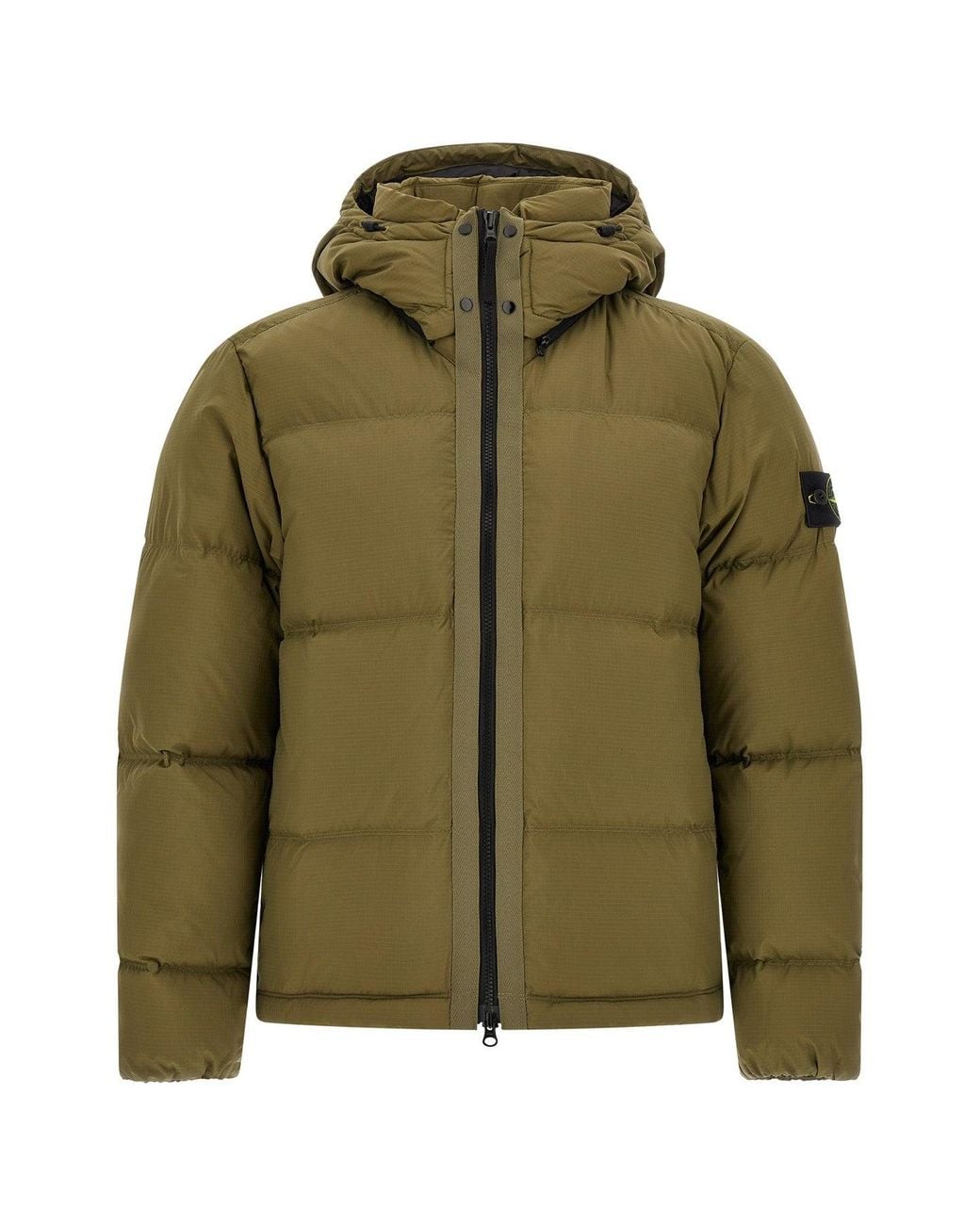 Stone Island Green '4100013' Down Jacket for men