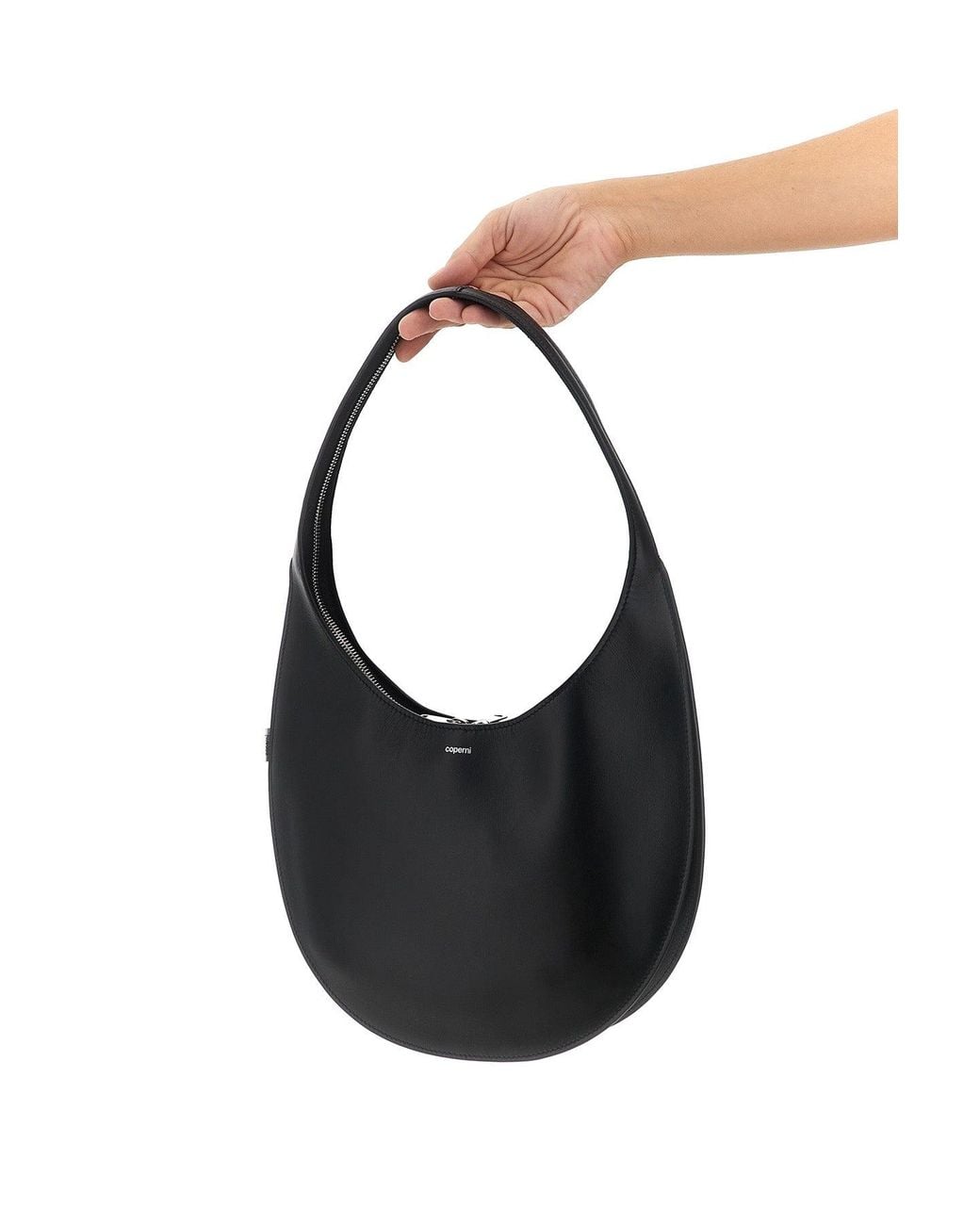 Coperni Black Shoulder Bag 'Medium Soft Swipe'
