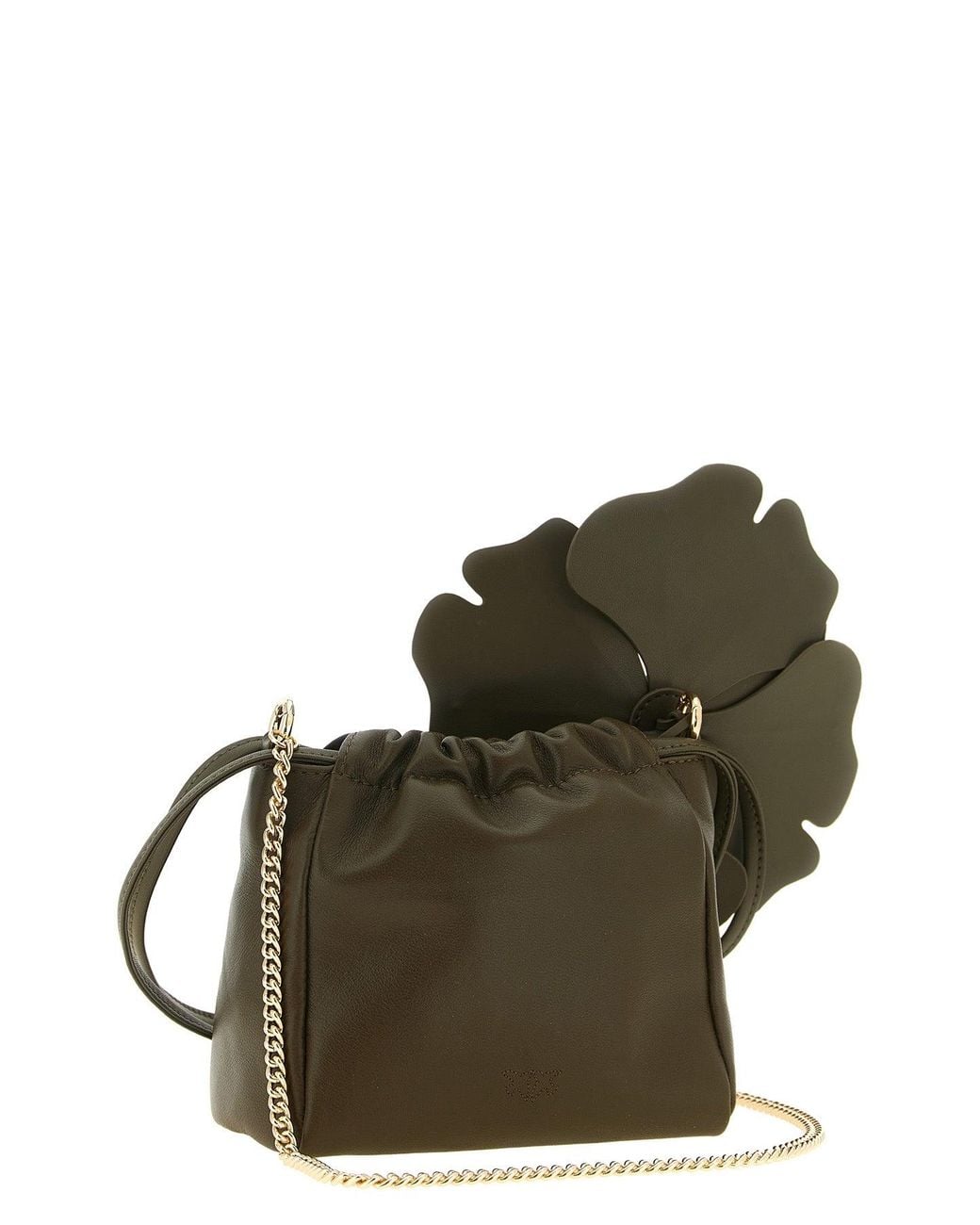 Pouch 'Flower' di Pinko in Brown