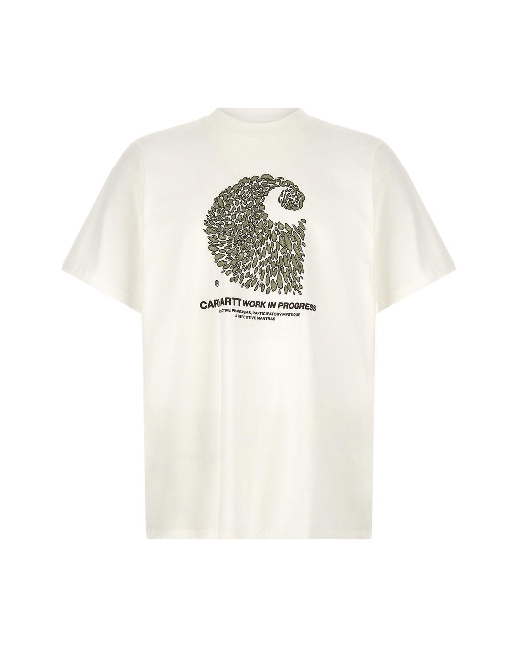Carhartt White 'entrance' T-shirt for men
