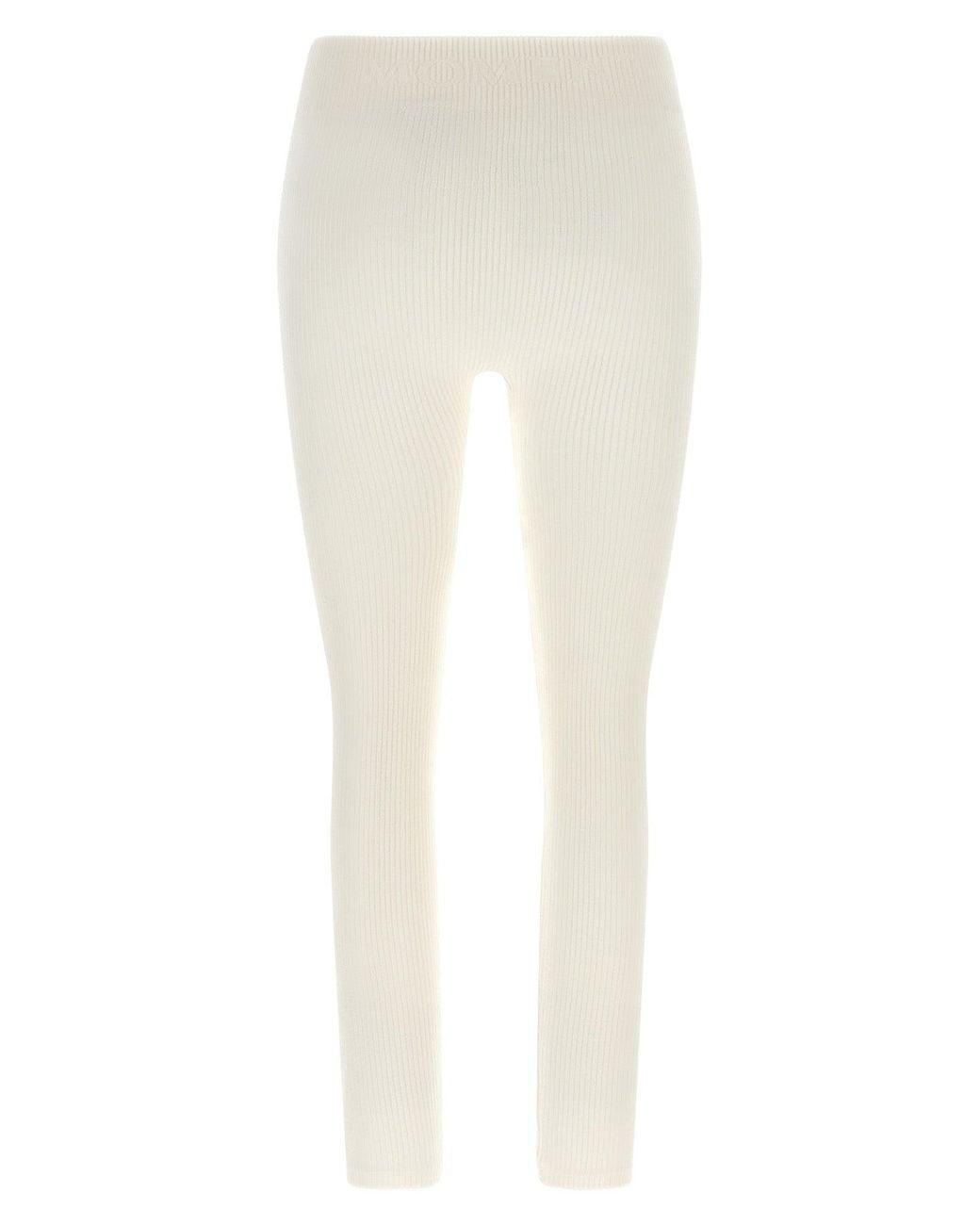 Perfect Moment White Leggings 'Chalet Base Layer'