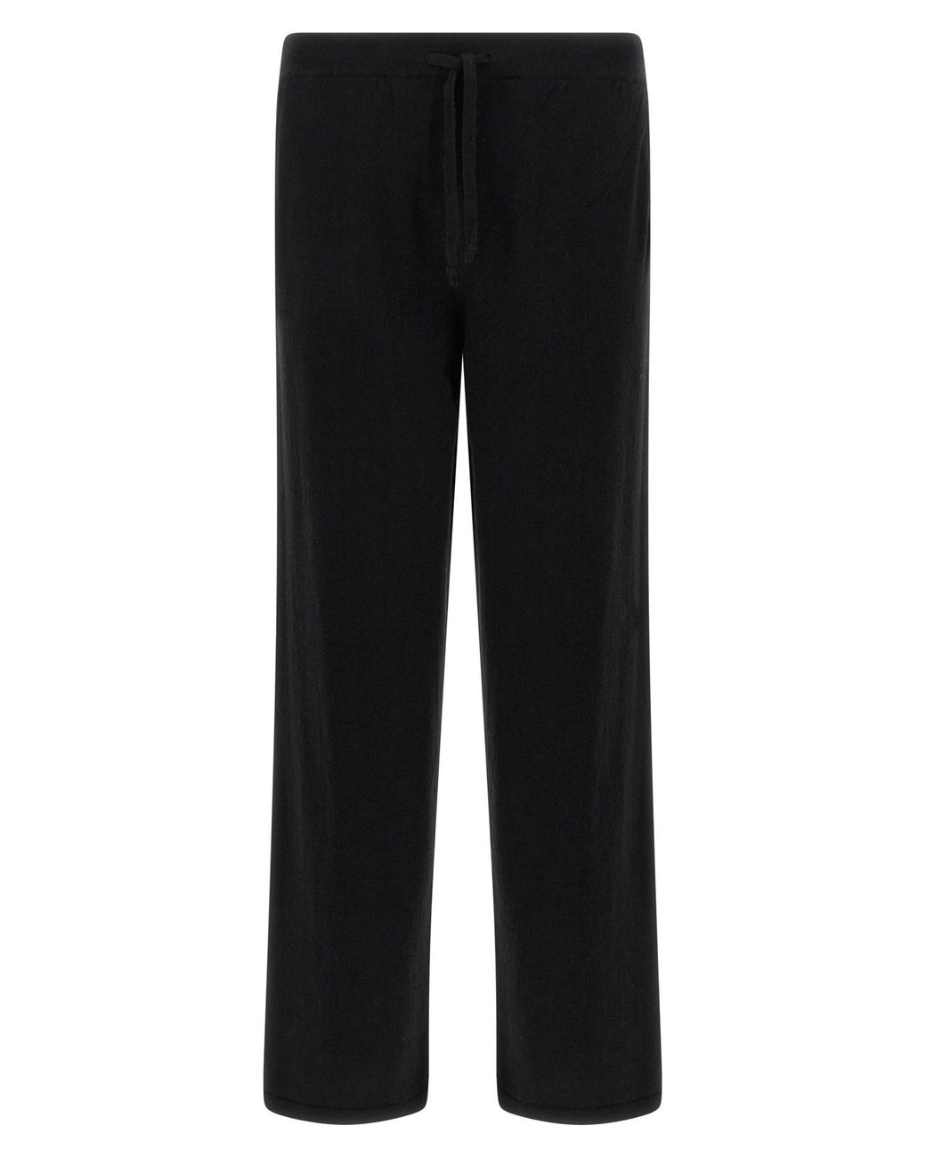 LARMERI STUDIO Black Wool And Cashmere Pants